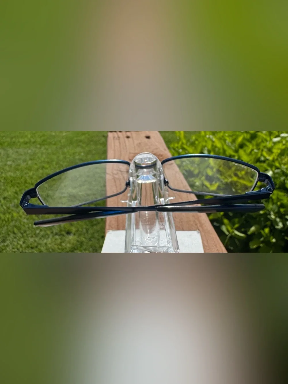 Blinc MM3006 Blue Metal Full Rim Eyeglass Frames Only 54-18-140 Stylish Trendy
